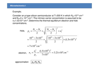 Chapter4 semiconductor in equilibrium | PDF