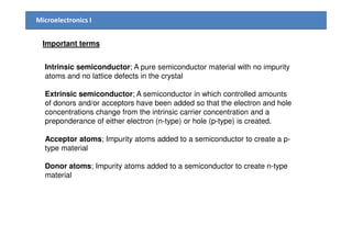 Chapter4 semiconductor in equilibrium | PDF