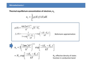 Chapter4 semiconductor in equilibrium | PDF