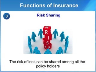 Insurance Risk Sharing Chapter 4 service sector and business. 1.4 converted | PPTX