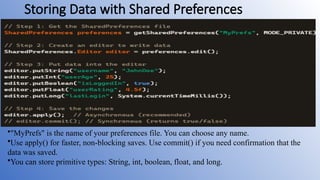 Chapter 4 shared preferences and content providers.pptx