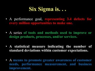 Chapter 4 six sigma | PPTX