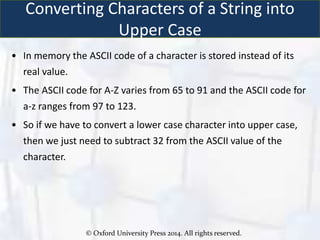 Chapter 4 strings | PPT