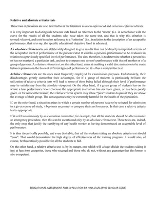 Educational Assessment and Evaluation | PDF