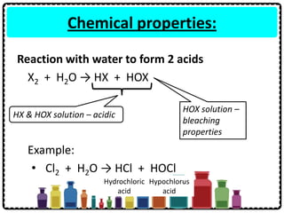 Cl2 H2o Example Chapter 4 The Periodic Table | PDF