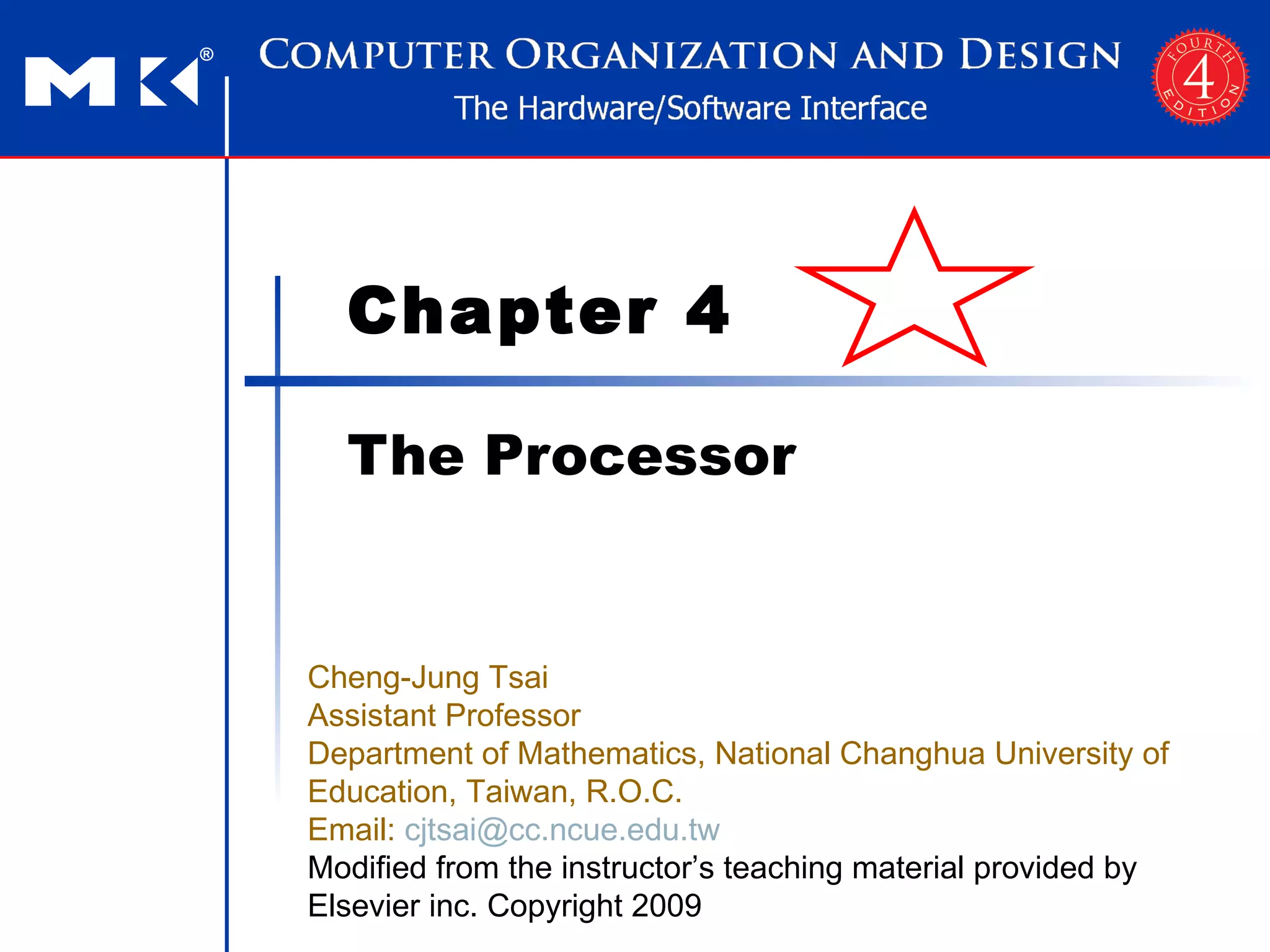 Chapter 4 the processor | PPT