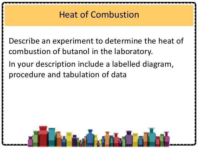 heat of combustion