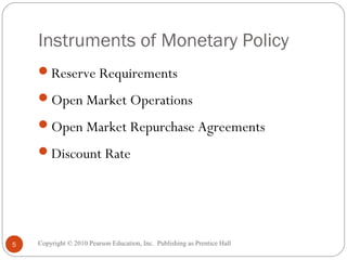 Chapter 4 the u.s. federal reserve and the creation of money | PPT