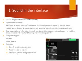Universal Design Example Audio Elements Chapter 4 universal design | PPT