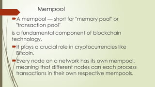 Transaction Pool Chapter 4 UTXo transaction fees part 2.pptx
