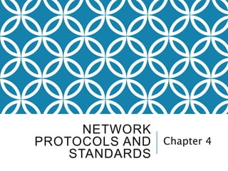 NETWORK
PROTOCOLS AND
STANDARDS
Chapter 4
 