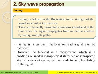 Fadding Wave Wave Propagation | PPTX