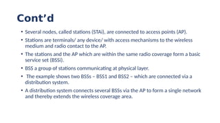 Comprehensive Overview of Wireless Local Area Networks (WLANs) and IEEE ...
