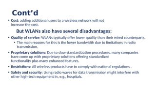 Comprehensive Overview of Wireless Local Area Networks (WLANs) and IEEE ...