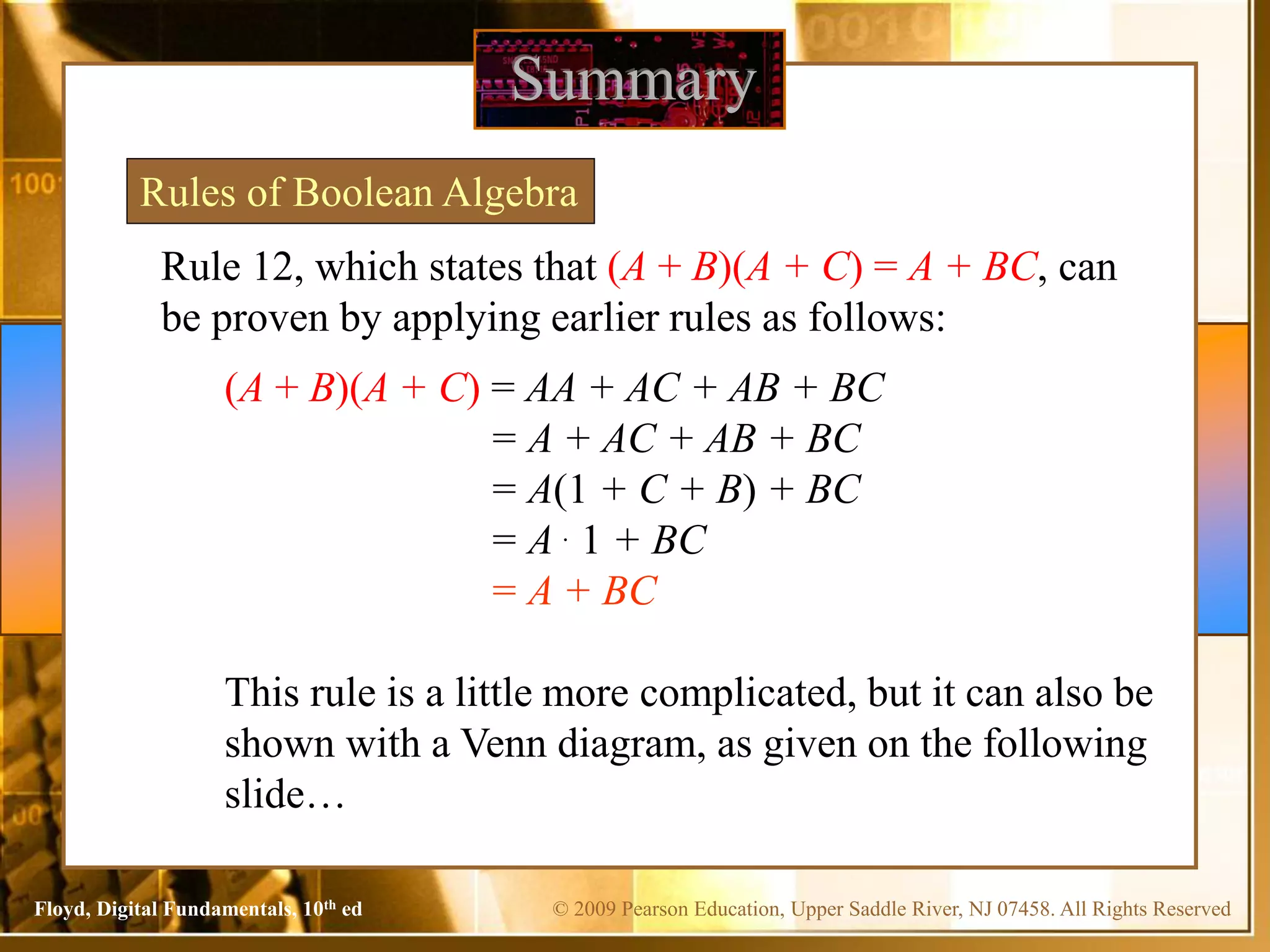 All About Boolean Algebra DLD. | PDF