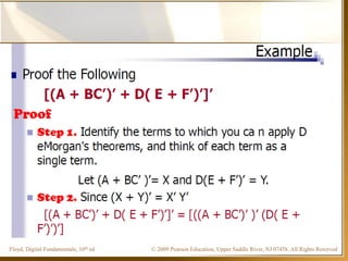 © 2009 Pearson Education, Upper Saddle River, NJ 07458. All Rights ReservedFloyd, Digital Fundamentals, 10th ed
 