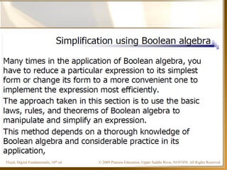© 2009 Pearson Education, Upper Saddle River, NJ 07458. All Rights ReservedFloyd, Digital Fundamentals, 10th ed
 