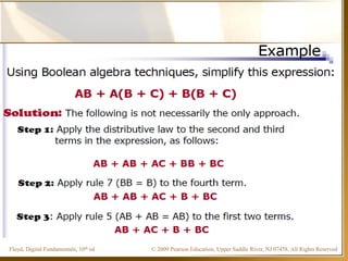 © 2009 Pearson Education, Upper Saddle River, NJ 07458. All Rights ReservedFloyd, Digital Fundamentals, 10th ed
 