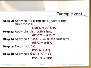© 2009 Pearson Education, Upper Saddle River, NJ 07458. All Rights ReservedFloyd, Digital Fundamentals, 10th ed
 