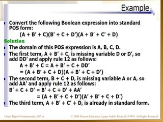 © 2009 Pearson Education, Upper Saddle River, NJ 07458. All Rights ReservedFloyd, Digital Fundamentals, 10th ed
 