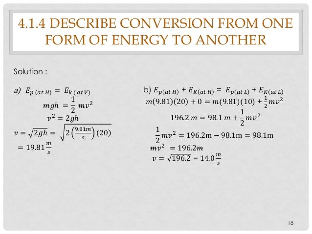 Chapter 4 Work Energy And Power Chapter 4 Work Energy And Power