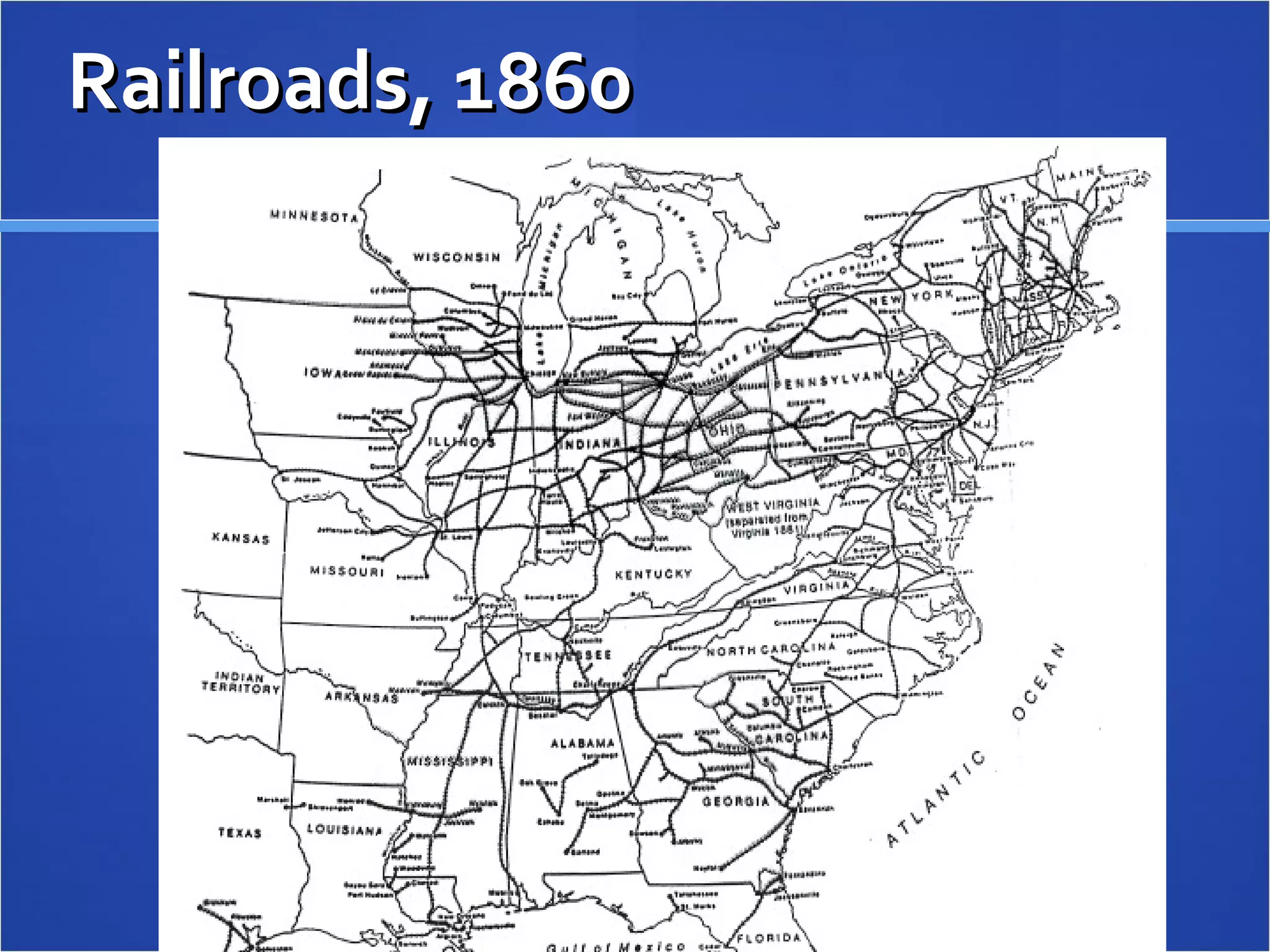 Railroads, 1860 