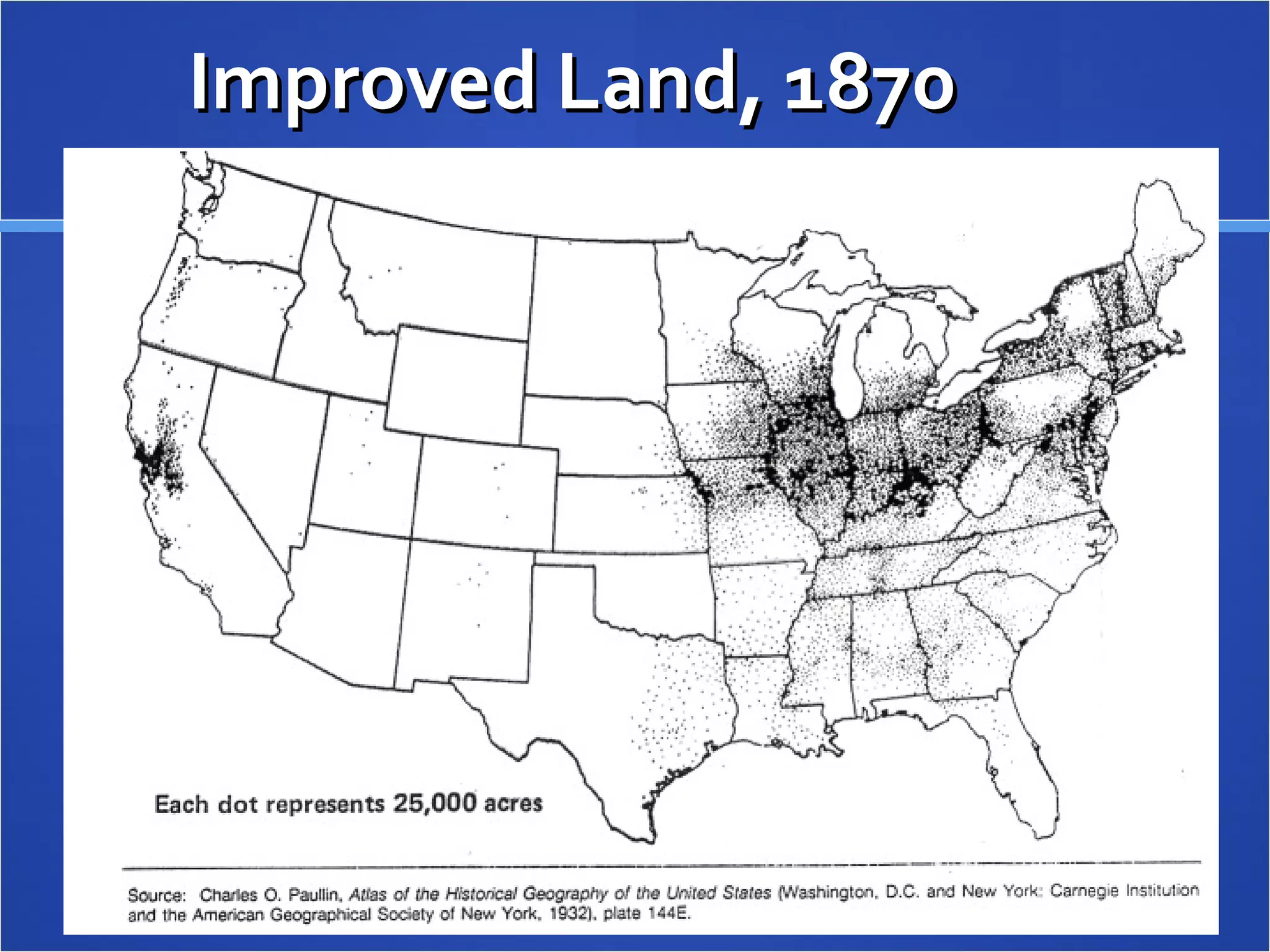 Improved Land, 1870 