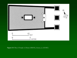 Identify the artistic elements and influences in the Geometric and Orientalizing styles.6Figure 5.1  Geometric krater, from the Dipylon cemetery, Athens, Greece, ca. 740 BCE. Approx. 3’ 4 1/2” high. Metropolitan Museum of Art, New York.