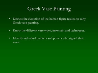 16Figure 5-10  Kroisos, from Anavysos, Greece, ca. 530 BCE. Marble, approx. 6’ 4” high. National Archaeological Museum, Athens.Figure 5-9  Calf Bearer (Moschophoros), dedicated by Rhonbos on the Acropolis, Athens, Greece, ca. 560 BCE. Marble, restored height approx. 5’ 5”. Acropolis Museum, Athens.