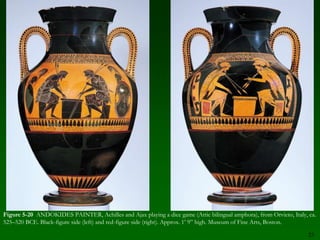 Cite architectural components and terminology.19Figure 5-13  Temple of Hera I (“Basilica”), Paestum, Italy, ca. 550 BCE.Right: Plan of the Temple of Hera I, Paestum, Italy, ca. 550 BCE.