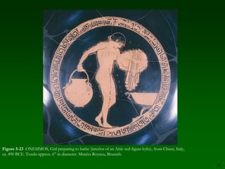 Discuss individual artists and their respective styles in Greek vase painting.