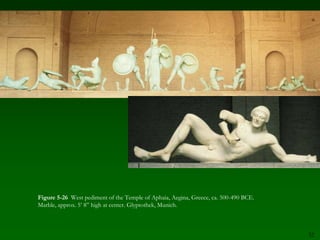 24Figure 5-19  EXEKIAS, Achilles and Ajax playing a dice game (detail from an Attic black-figure amphora), from Vulci, Italy, ca. 540–530 BCE. Whole vessel approx. 2’ high. Vatican Museums, Rome.