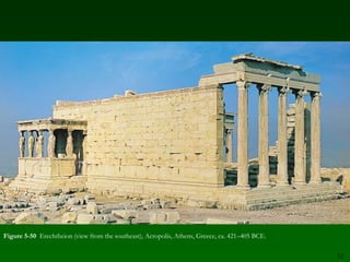 42Figure 5-38  POLYKLEITOS, Doryphoros (Spear Bearer). Roman marble copy from Pompeii, Italy, after a bronze original of ca. 450–440 BCE, 6’ 11” high. Museo Nazionale, Naples.