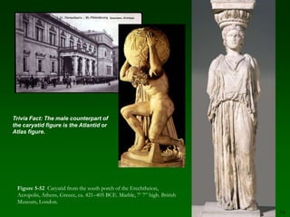 Explore the sculpture of Phidias at the Acropolis.44Figure 5-40  Aerial view of the Acropolis, Athens, Greece.