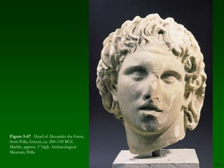 56Figure 5-54  Nike adjusting her sandal, from the south side of the parapet of the Temple of Athena Nike, Acropolis, Athens, Greece, ca. 410 BCE. Marble, approx. 3’ 6” high. Acropolis Museum, Athens.