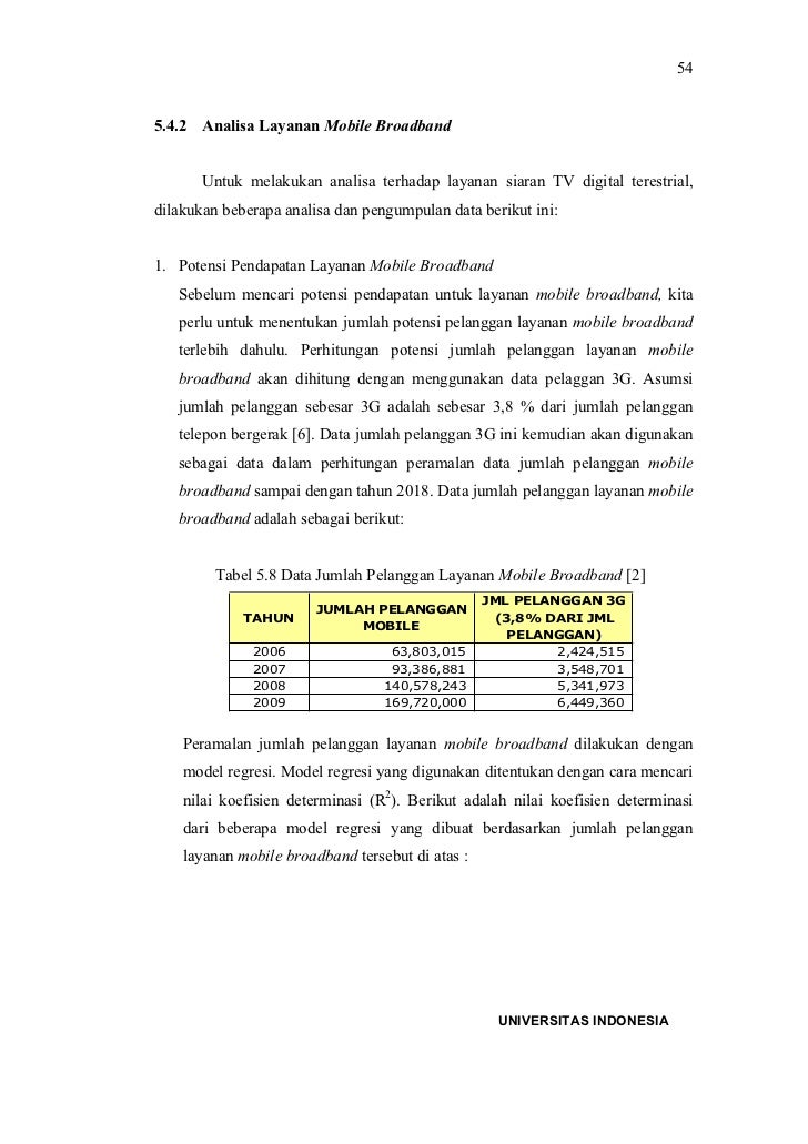 Optimasi Kebutuhan Bandwidth untuk Kebutuhan Siaran TV 