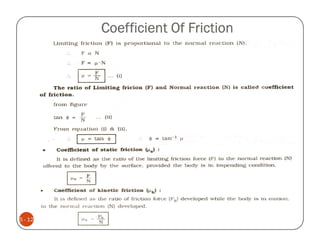Coefficient Of Friction




5 - 12
 