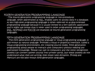 Chapter 5-programming | PPTX | Programming Languages | Computing