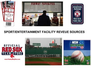 SPORT/ENTERTAINMENT FACILITY REVEUE SOURCES
 