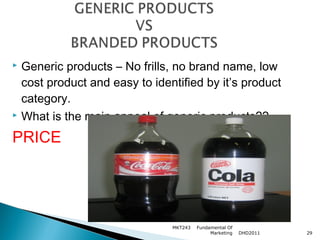 Generic Goods Examples Chapter 5 | PPT