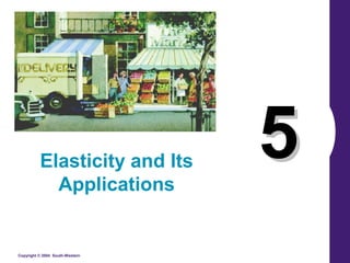 Copyright © 2004 South-Western
55Elasticity and Its
Applications
 