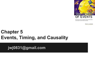 Chapter 5
Events, Timing, and Causality
jwj0831@gmail.com

 