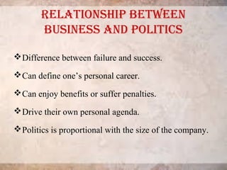 BUSINESS ETHICS : GOVERNMENT AND BUSINESS | PPT