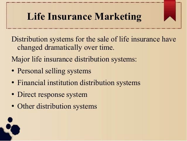 chapter 5 insurance marketing insurance marketing