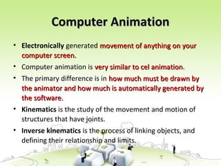 Chapter 5 : ANIMATION | PPT