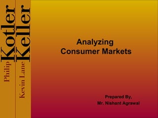 Analyzing
Consumer Markets
Prepared By,
Mr. Nishant Agrawal
 