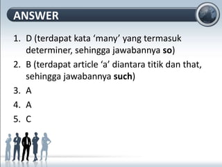 Chapter 5 so...that/such...that | Space and Astronomy | Science