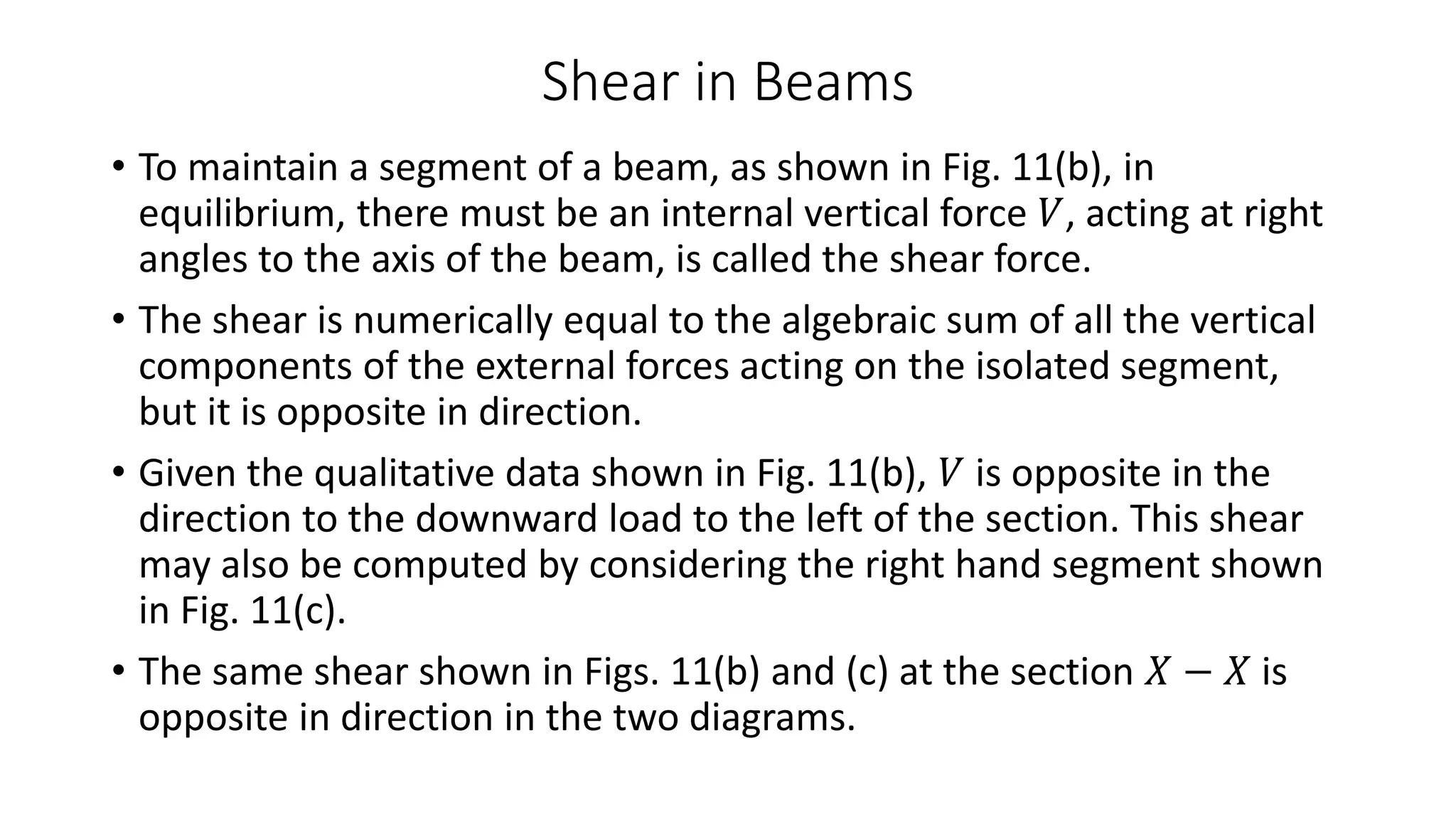 Chapter 5: Axial Force, Shear, and Bending Moment | PPTX