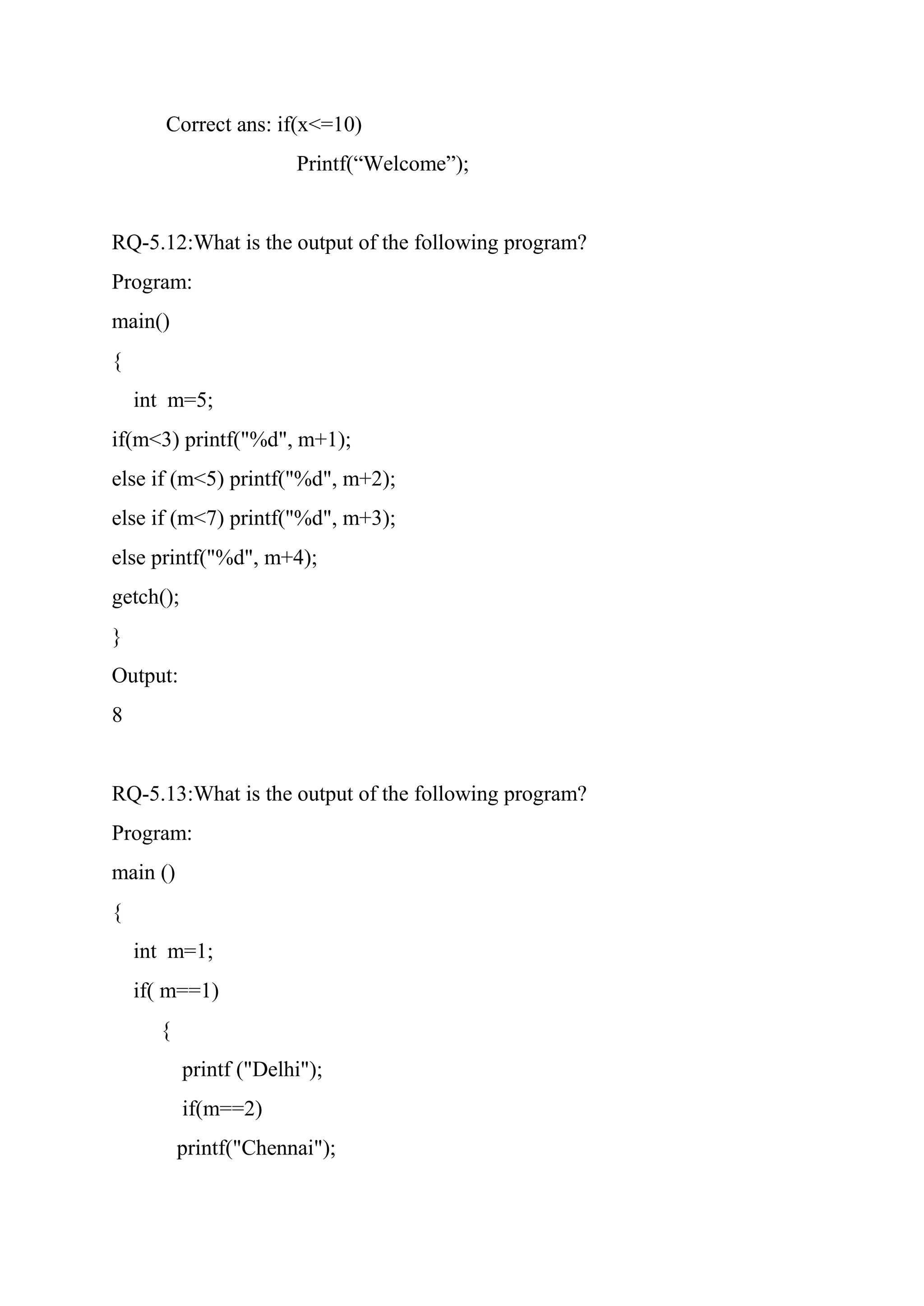 Chapter 5 Balagurusamy Programming ANSI in c | PDF