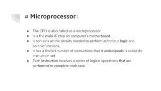 Chapter 5. computer system | PPTX